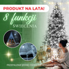 Lampki choinkowe 200 led biały zimny 12,5 m oświetlenie świąteczne IP44