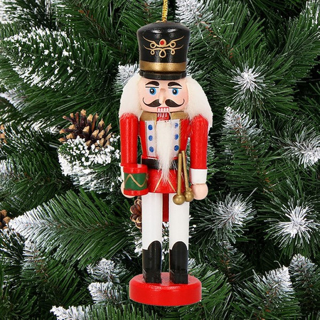 Zawieszka choinkowa 4 szt. dziadek do orzechów 13,5 cm świąteczna ozdoba multikolor