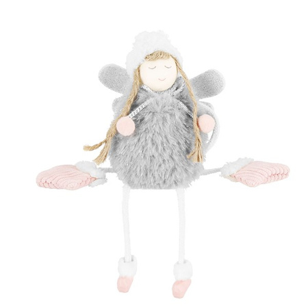 Figurka świąteczna aniołek ozdoba choinkowa lalka