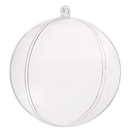 Bombka akrylowa 16cm kula plastikowa decoupage