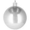 Bombki choinkowe 12 szt. ozdoby świąteczne zestaw 3 cm srebrny