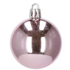 Bombki choinkowe 12 szt. ozdoby świąteczne zestaw 3cm różowy