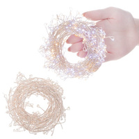 Lampki dekoracyjne 300 LED druciki biały ciepły - biały zimny