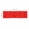 Bieżnik na stół 187x34cm obrus świąteczny ze śnieżynkami czerwony