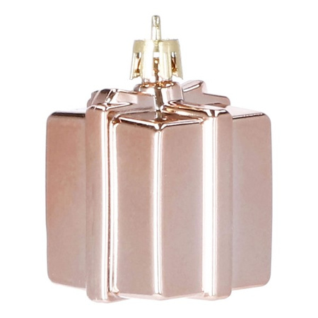 Bombki choinkowe 101 szt. ozdoby świąteczne rose gold