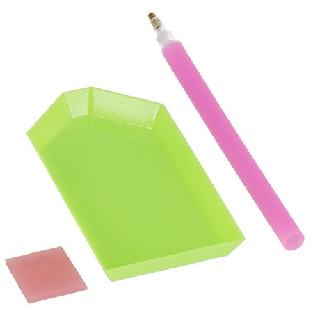 Haft diamentowy mozaika lisek obraz 40x30 cm