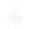 Gwiazda świąteczna papierowa 3d 60 cm zawieszka choinkowa biała