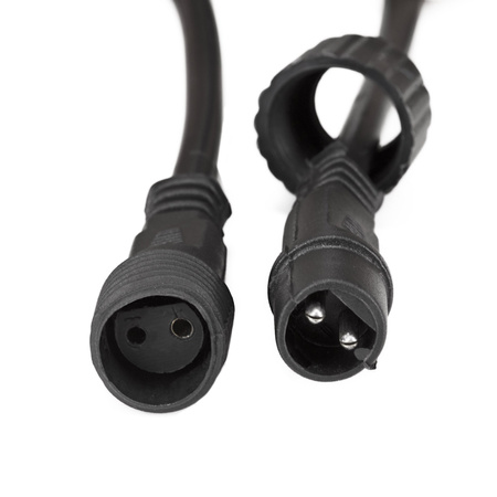 Zestaw przedłużacz 5 m zasilacz PRO do lampek choinkowych + pilot z funkcją timer