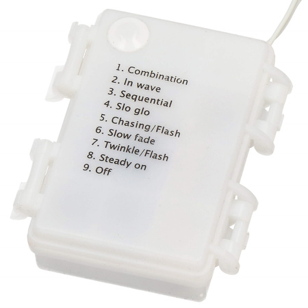 Lampki choinkowe 100 Led na baterie multikolor z pilotem