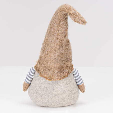 Skrzat świąteczny 52 cm figurka krasnal stojący gnom ozdoba bożonarodzeniowa