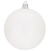 Bombki choinkowe 30 szt. ozdoby świąteczne zestaw 8 cm białe