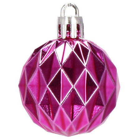Bombki choinkowe 101 szt. ozdoby świąteczne zestaw biały, różowy