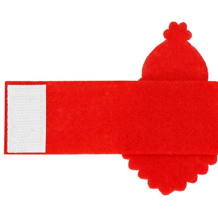 Obrączki na serwetki 4 szt. dekoracje świąteczne Mikołaj