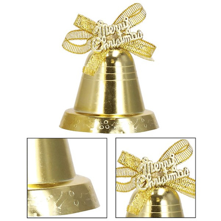 Zawieszka choinkowa 4 szt. ozdoba świąteczna dzwoneczki bombki na choinkę