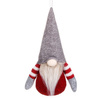 Mikołaj 20cm ozdoba świąteczna, krasnal świąteczny, gnom szary