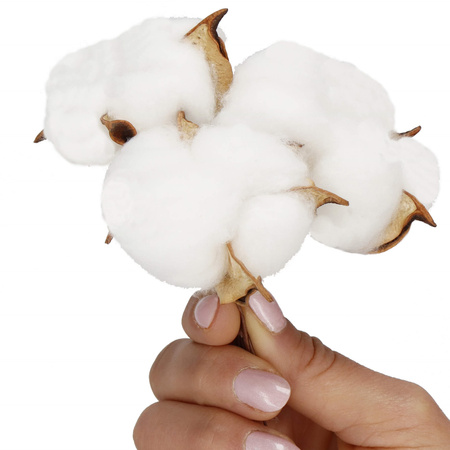 Sztuczna bawełna 12 szt. ozdoby świąteczne na druciku dekoracja do stroika