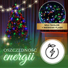 Lampki choinkowe 500 led multikolor + flash 41,5 m oświetlenie świąteczne zewnętrzne IP44