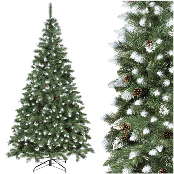 Choinka sztuczna premium 220 cm sosna diamentowa drzewko bożonarodzeniowe
