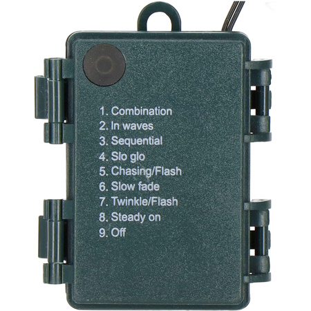 Girlanda choinkowa 280 cm z lampkami 50 LED biały ciepły łańcuch z programatorem