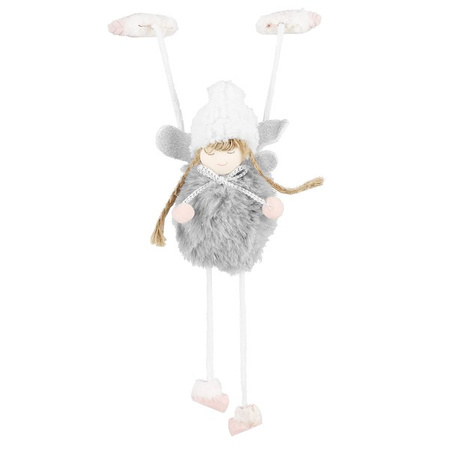 Figurka świąteczna aniołek ozdoba choinkowa lalka