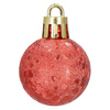 Bombki choinkowe 54 szt. ozdoby świąteczne zestaw 3cm czerwone