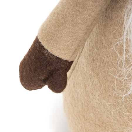 Skrzat świąteczny 60 cm figurka krasnal stojący gnom ozdoba bożonarodzeniowa