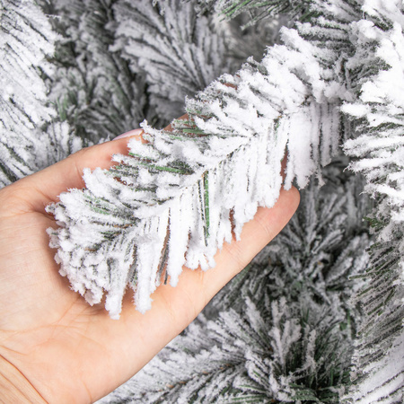 Choinka na pniu 220 cm sztuczna świerk śnieżony