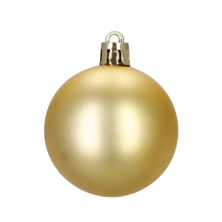 Bombki choinkowe 40 szt. komplet dekoracje świąteczne zawieszki nietłukące, złote