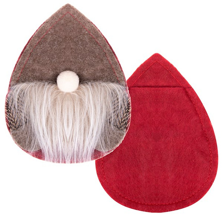 Kieszonka na sztućce 2szt. świąteczne etui, skrzaty ozdoba świąteczna