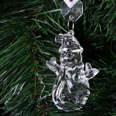 Ozdoba świąteczna 10cm choinkowa zawieszka bałwanek