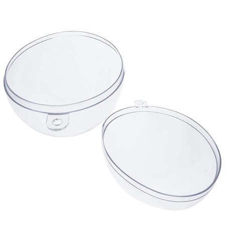 Bombki akrylowe 4 szt. 11cm jajko faberge ozdoba decoupage