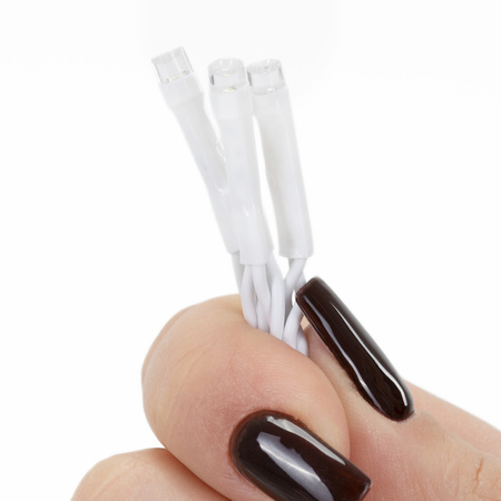 Kurtyna świetlna 300 led girlanda, lampki wewnętrzno-zewnętrzne sople biały ciepły + flash