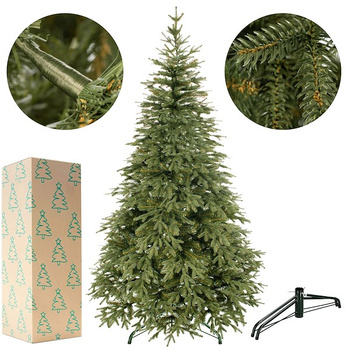 Choinka sztuczna premium 220 cm świerk alpejski