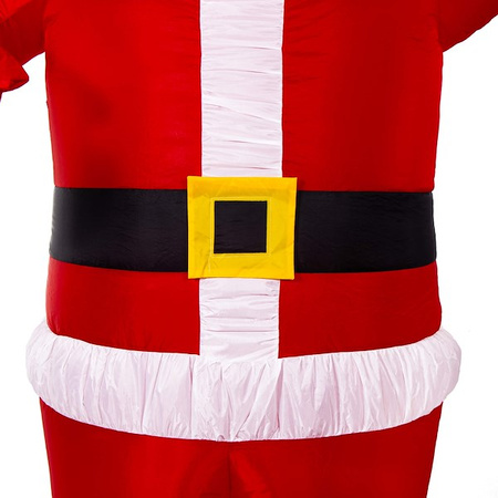 Mikołaj dmuchany 240 cm samopompujący na zewnątrz IP44 z oświetleniem LED