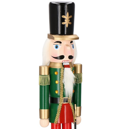 Dziadek do orzechów 60 cm drewniany żołnierzyk multikolor, figurka świąteczna