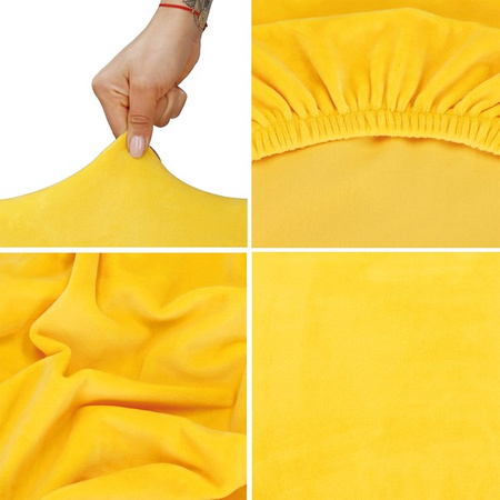 Pokrowiec na krzesło uniwersalny żółty