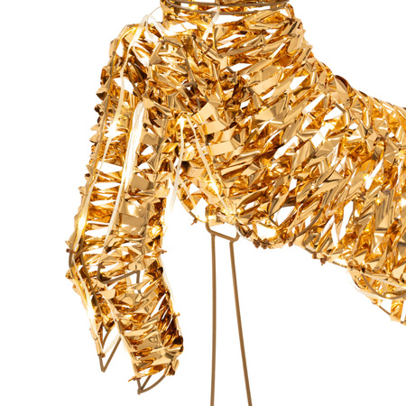 Renifer świecący 120 LED świąteczny dekoracja do ogrodu biały ciepły