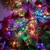 Lampki choinkowe 300 led multikolor + flash 15m oświetlenie świąteczne IP44