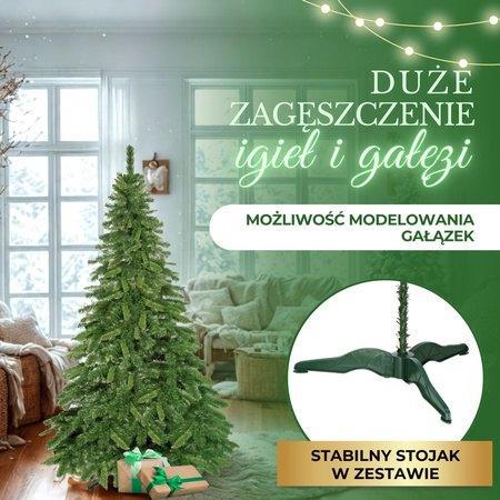 Choinka sztuczna 120 cm jodła zielona Vera jak żywa