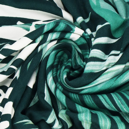 Pokrowiec na krzesło uniwersalny liście tropikalne 4 szt