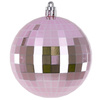 Bombki choinkowe 30 szt. różowy 8cm zestaw choinkowy