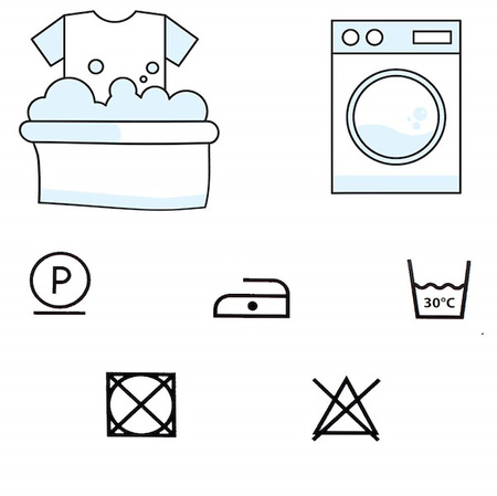 Pokrowiec na krzesło uniwersalny czarno-biały