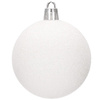 Bombki choinkowe 101 szt. biały zestaw choinkowy
