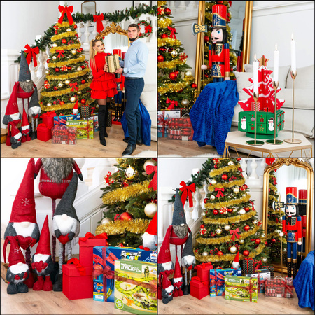 Choinka sztuczna 180 cm premium świerk PE choinka jak żywa