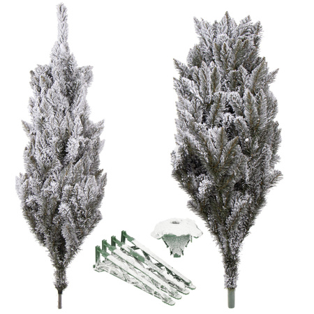 Choinka sztuczna 250 cm świerk kaukaski ośnieżony jak żywy