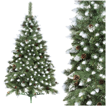 Choinka sztuczna 120 cm sosna diamentowa ośnieżona jak żywa
