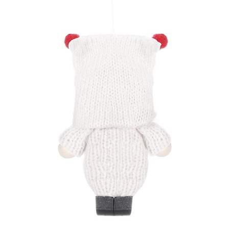 Świąteczne skrzaty 8cm ozdoba świąteczna, krasnal świąteczny, gnom zestaw 6 szt.