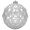 Bombki choinkowe, nietłukące 6 szt. dekoracje świąteczne 15 cm srebrne