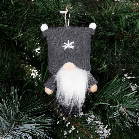 Świąteczne skrzaty 8cm ozdoba świąteczna, krasnal świąteczny, gnom zestaw 6 szt.