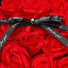 Mydlany bukiet róż 32 szt. kwiaty do kąpieli czerwone